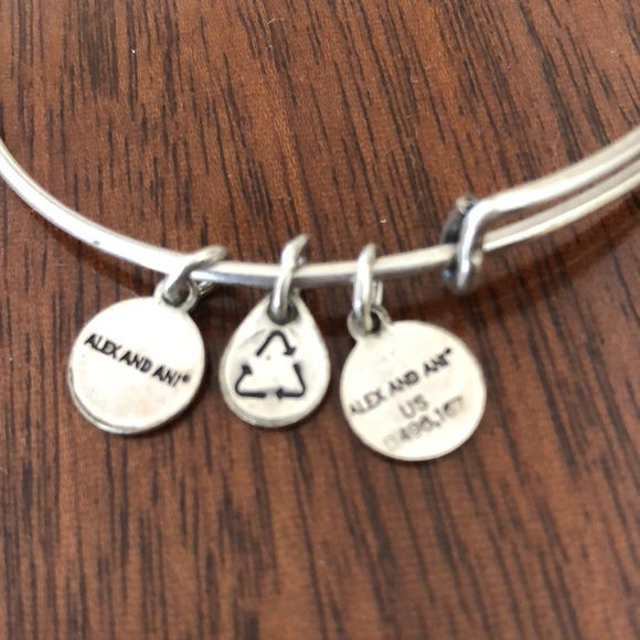 Alex & Ani Lotus Peace Petals 2016 Bangle Bracelet - Picture 5 of 6